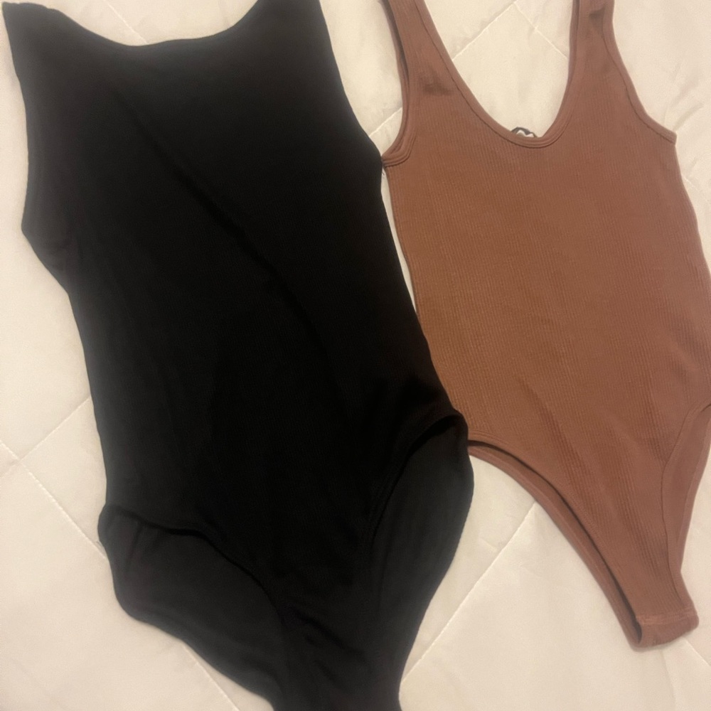 (2) Zara bodysuits